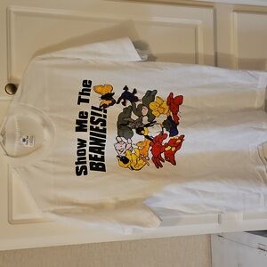 Beanie Babies, Show me the beanies. Vintage promo t-shirt XL